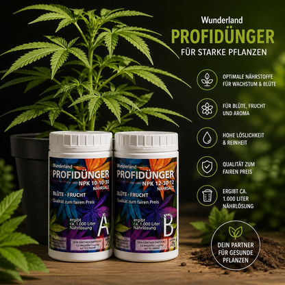 Wunderland Profidünger A&B - Cannabis Zweikomponenten-Dünger