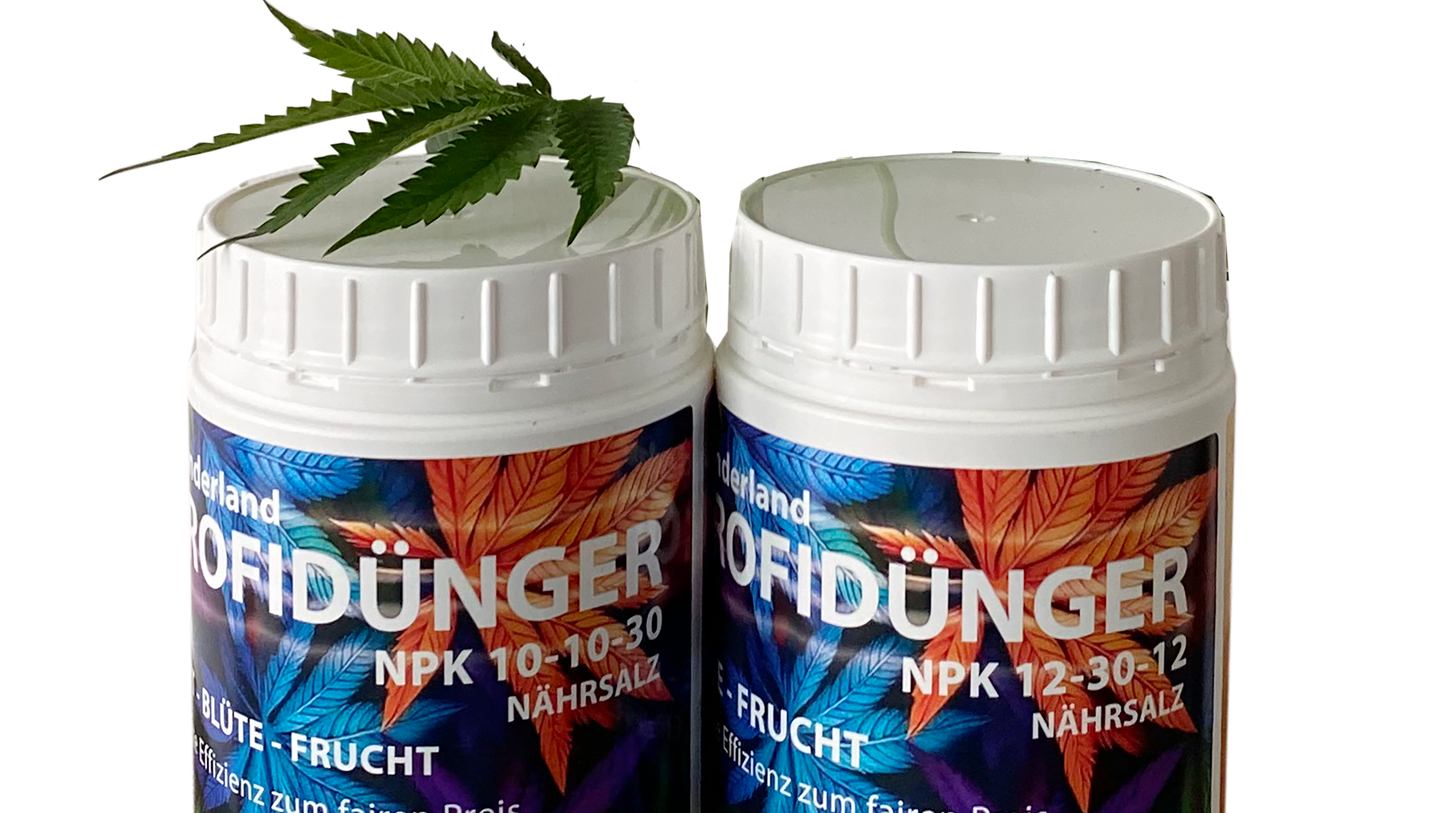 "Wunderland Profidünger A&B Cannabis Dünger NPK 10-10-30 12-30-12 Zweikomponenten-System"

