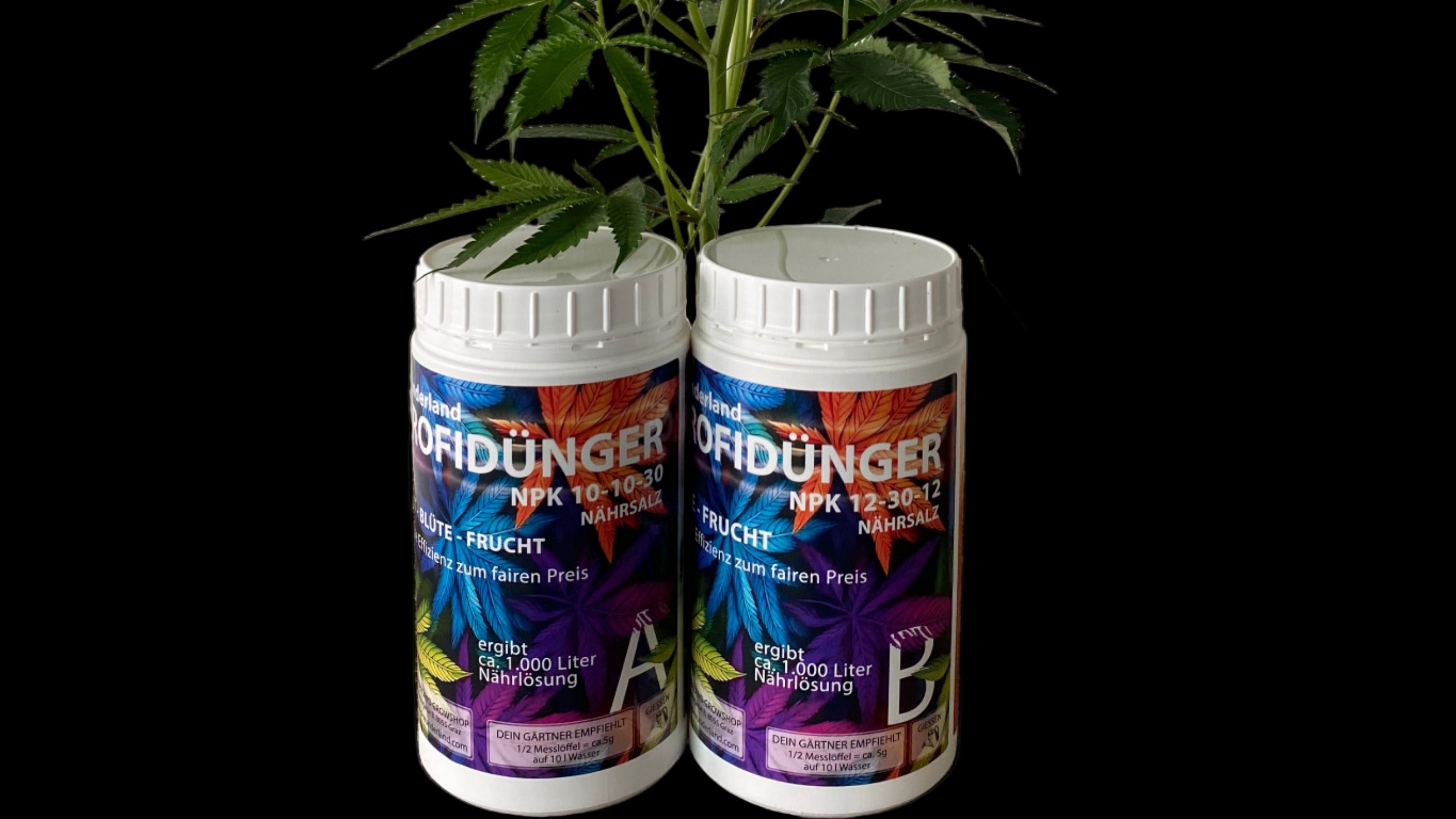 Wunderland Profidünger optmiert für strake Hanfpflanzen und maximale Blüte.